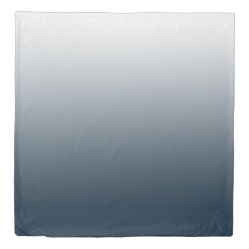 Blue gradient duvet cover