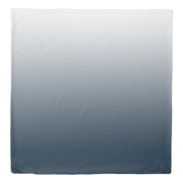 Blue gradient duvet cover (Front)