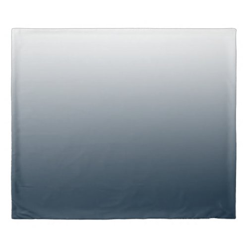 Blue gradient duvet cover