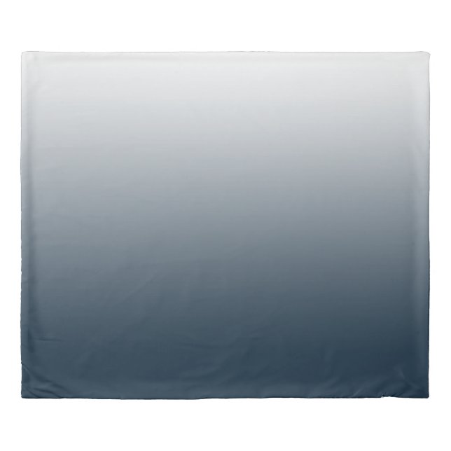 Blue gradient duvet cover (Front)