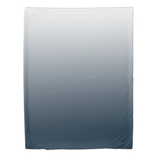 Blue gradient duvet cover