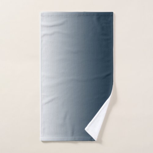 Blue gradient hand towel 