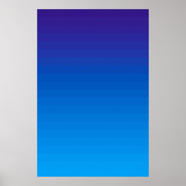 blue gradient | horizontal lines | stripes | poster (Front)