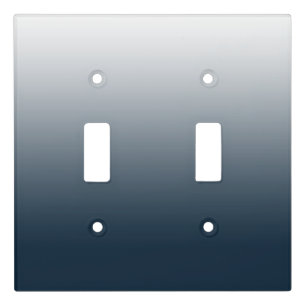 Blue gradient light switch cover