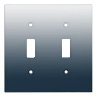 Blue gradient light switch cover