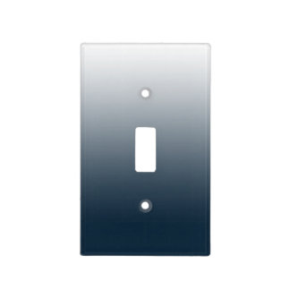 Blue gradient light switch cover