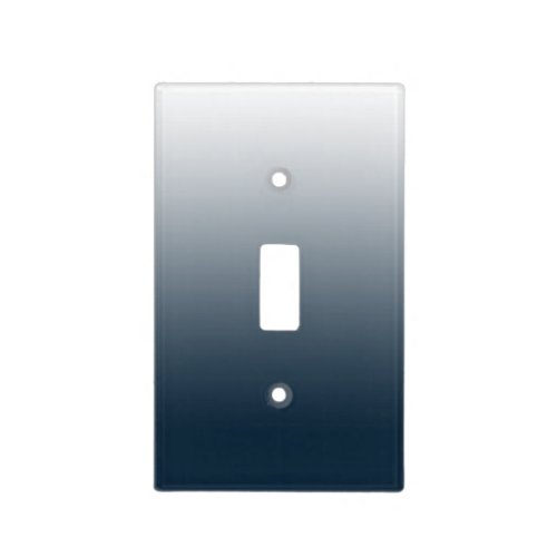 Blue gradient light switch cover