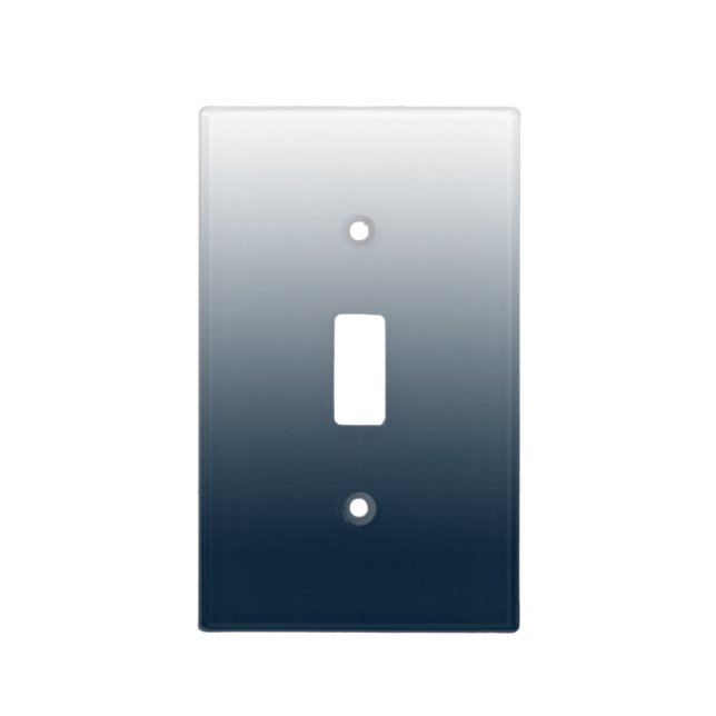 Blue gradient light switch cover (Front)