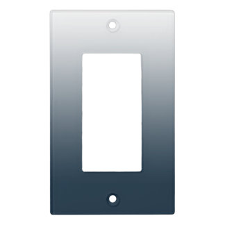 Blue gradient light switch cover