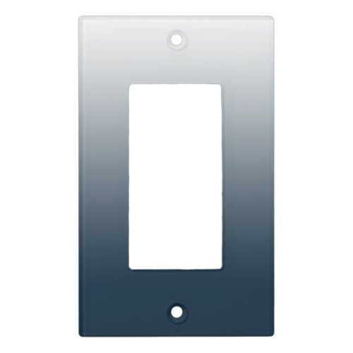 Blue gradient light switch cover