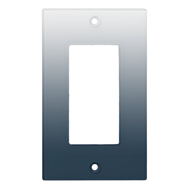 Blue gradient light switch cover (Front)