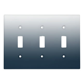 Blue gradient light switch cover