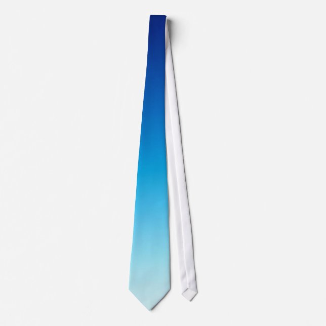 Blue gradient  neck tie (Front)