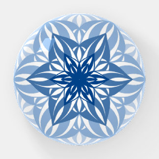 Blue gradient paperweight