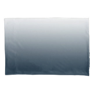 Blue gradient pillow case