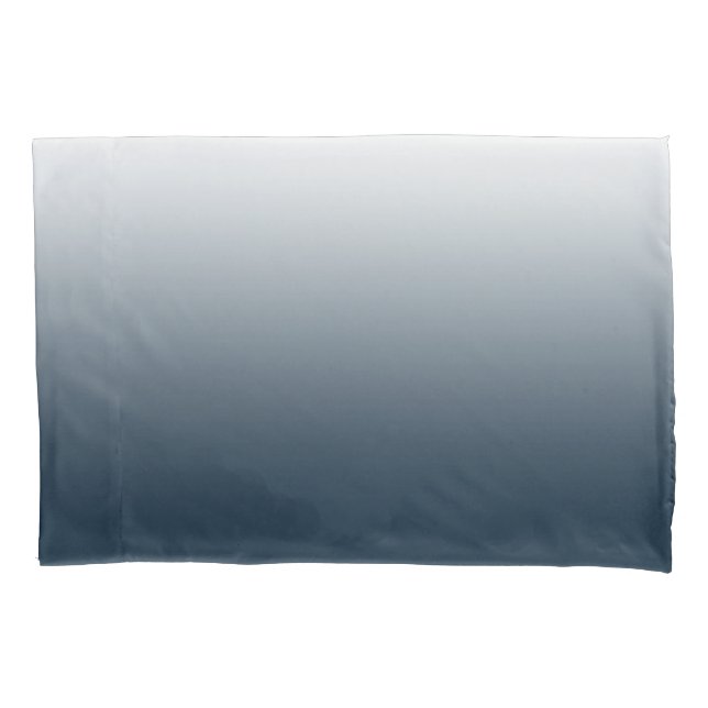 Blue gradient pillow case (Front-Left)