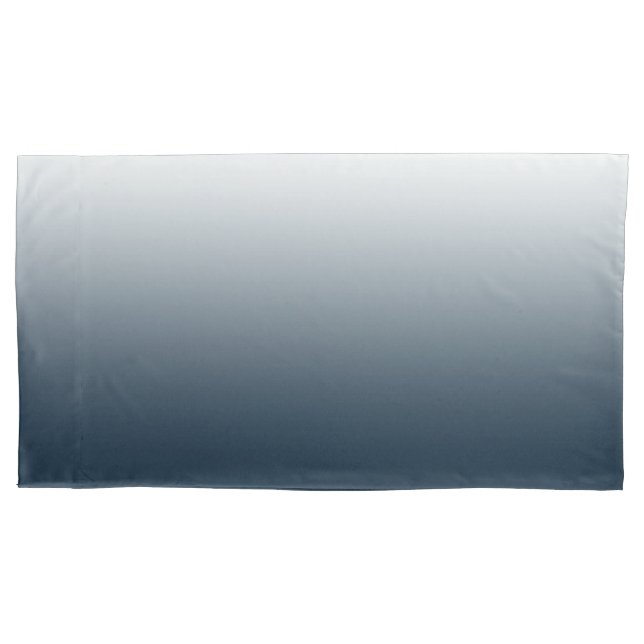 Blue gradient pillow case (Front)