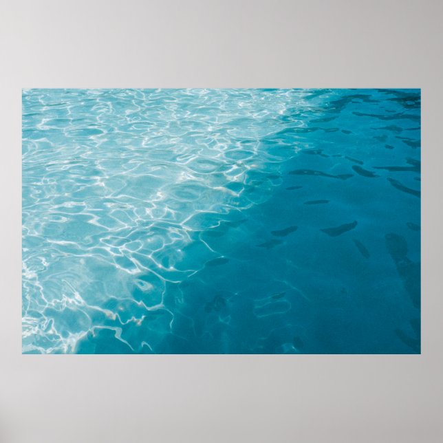 Blue gradient poster (Front)