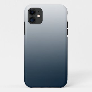 Blue gradient - top to bottom iPhone 11 case