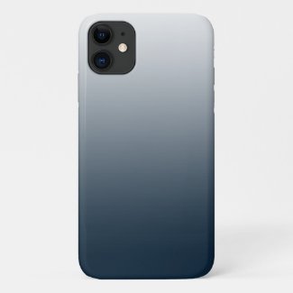 Blue gradient - top to bottom iPhone 11 case