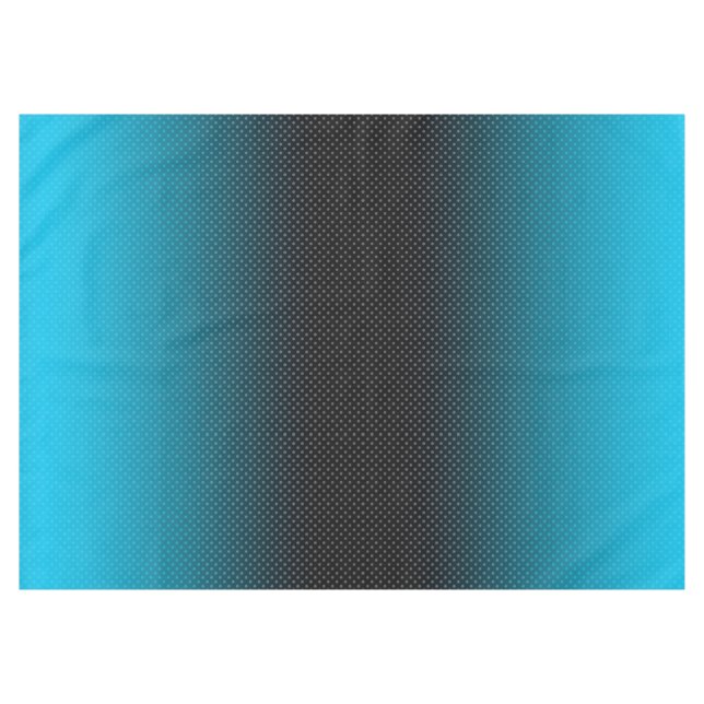blue gradient with small polka dots tablecloth (Front (Horizontal))