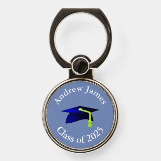 blue graduation cap - class of 2025  -your name