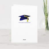 blue graduation cap - Congratulations in French Card | Zazzle