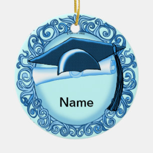 Blue Graduation Cap  ornament 