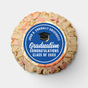 Blue Graduation Party Personalized 2026 Graduate Reese's Peanut Butter Cups