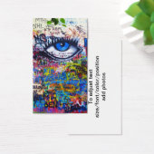 Blue graffiti evil eye (Desk)