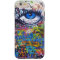 Blue graffiti evil eye