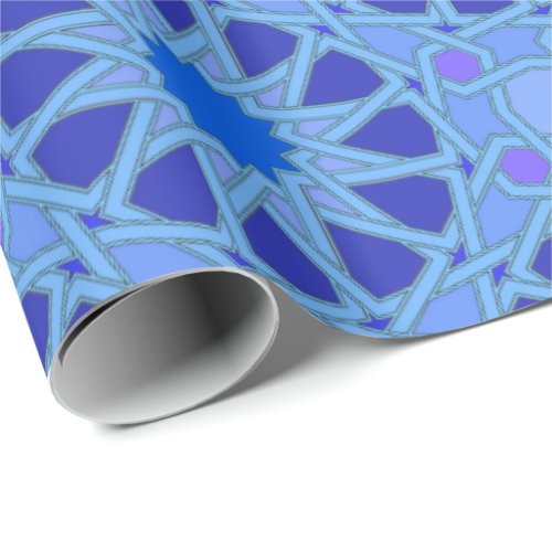 Blue Granada Wrapping Paper