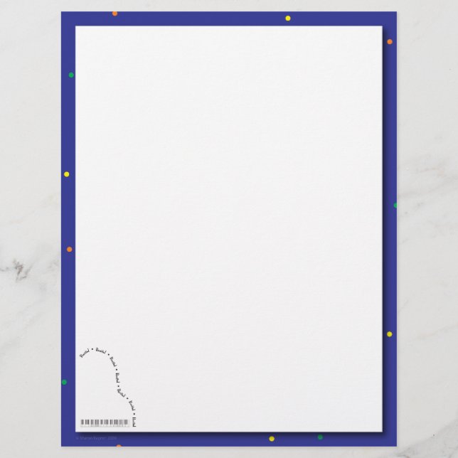 Blue Grand Piano Recital Paper (Front)