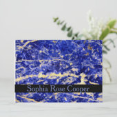 Blue Granite, blue marble, blue stone (Standing Front)