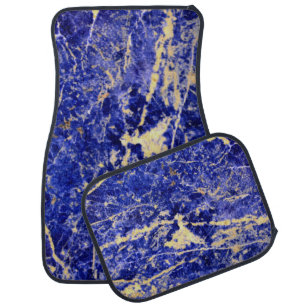 Blue Granite, blue marble, blue stone Car Floor Mat