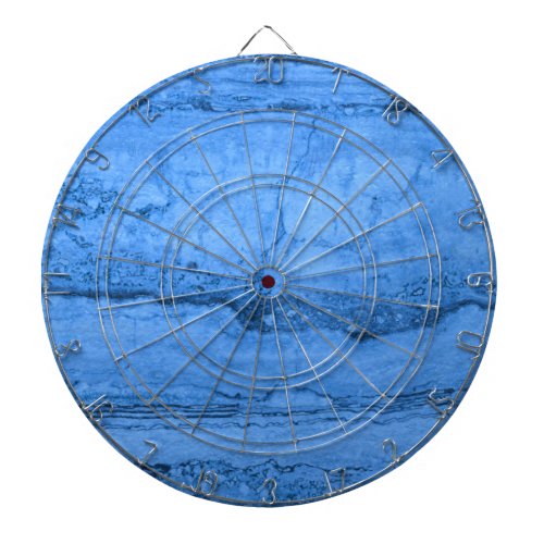 Blue Granite pattern blue marble blue rock stone Dartboard