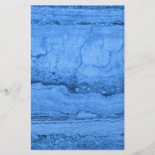 Blue Granite pattern blue marble blue rock stone Stationery