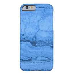 Blue Granite pattern, blue marble, blue stone Barely There iPhone 6 Case