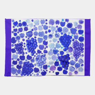 Blue Grapes And Berries American MoJo Kitchen Towe Towel