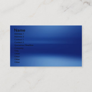 BLUE GRAPHIC DESIGN BUSINESS CARD