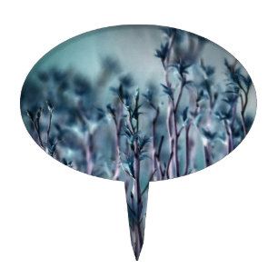 Blue Grass Cake Topper