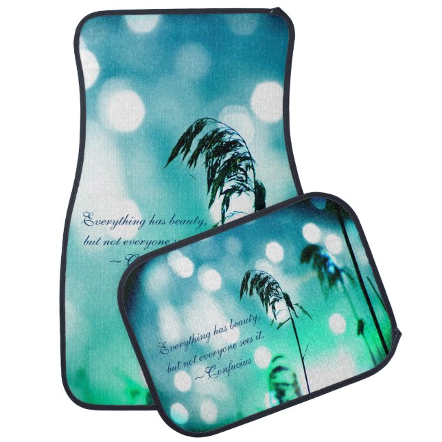 Blue Grass Tropical Sparkle Car Mats (Set)
