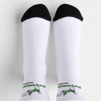 Blue Grasshopper Socks – Fun, Bold