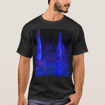 Blue Grave Yard T shirt
