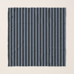 Blue gray and black stripes scarf<br><div class="desc">Blue gray and black stripes</div>