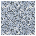 blue gray and white geometric fabric