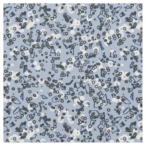 blue gray and white geometric fabric