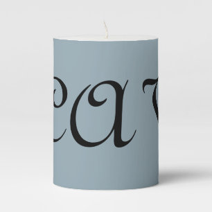 Blue Gray Candles 