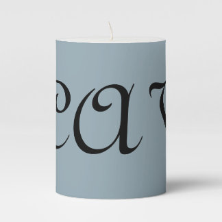Blue Gray Candles