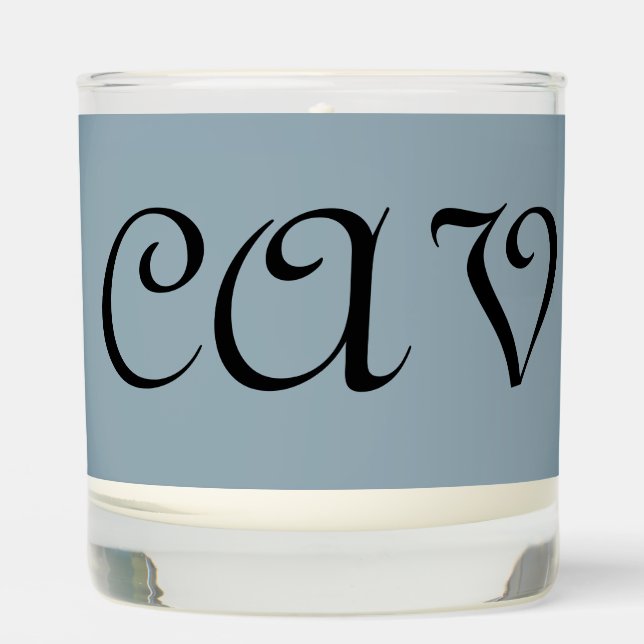 Blue Gray Candles  (Front)
